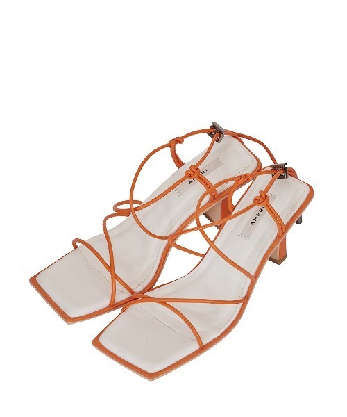 【ameri vintage】 TUBE STRAP COLOR SANDAL Ameri（アメリ）の「TUBE STRAP COLOR SANDAL（サンダル）」 - WEAR