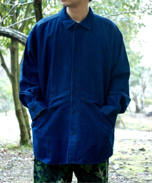 WILD THINGS（ワイルドシングス）の「【WILDTHINGS / ワイルドシングス】 SHELTECH DENIM  DENALI SHIRT　シェルテックデニムデナリシャツ（シャツ/ブラウス・メンズ・ワンウォッシュ/ブルー系その他/オフホワイト・M/XL/S/L）」の16枚目の写真