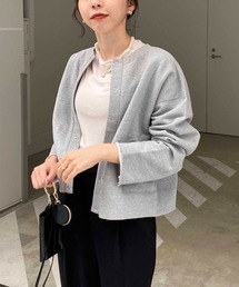 CAPRICIEUX LE'MAGE | 裏起毛スエットカーディガン(カーディガン/ボレロ)