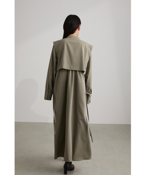 STYLEMIXER(スタイルミキサー)の「レイヤードシャツワンピース(シャツワンピース・レディース・ホワイト/ライトブラウン/サックスブルー・SMALL/MEDIUM)」の20枚目の写真