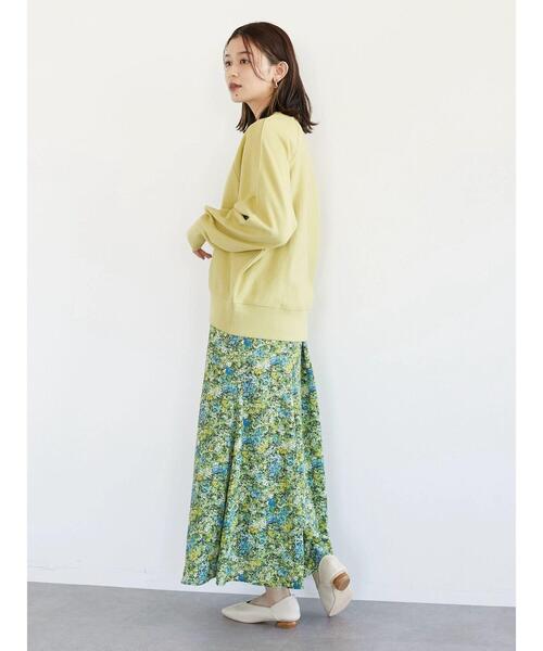 Green　Parks（グリーンパークス）の「ラグランショート丈裏毛プルオーバー＊（スウェット・レディース・ライトグレー/パープル/アイボリー/ミント・FREE）」の8枚目の写真