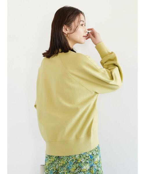 Green　Parks（グリーンパークス）の「ラグランショート丈裏毛プルオーバー＊（スウェット・レディース・ライトグレー/パープル/アイボリー/ミント・FREE）」の11枚目の写真