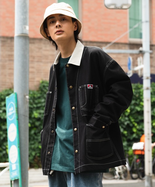 BEN DAVIS（ベンデイビス）の「【BEN DAVIS／ベンデイビス】襟配色