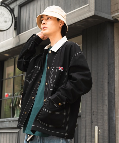 BEN DAVIS（ベンデイビス）の「【BEN DAVIS／ベンデイビス】襟配色