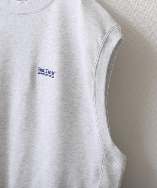 BEN DAVIS（ベンデイビス）の「【BEN DAVIS】SWEAT VEST/スウェットベスト（ベスト・メンズ・オートミール/グリーン/ブルー/ネイビー/イエロー/チャコール・LARGE/X-LARGE/MEDIUM）」の8枚目の写真