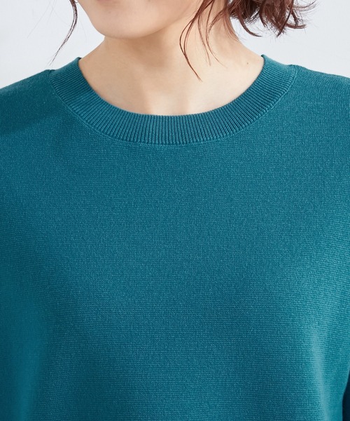 Petit Honfleur(プチオンフルール)の「ミラノリブニットプルオーバー(Tシャツ/カットソー・レディース・アイボリー/グリーン/ネイビー・L/M)」の7枚目の写真