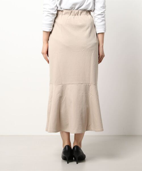 ehka sopo（エヘカソポ）の「切替マーメイドスカート（スカート・レディース・ブラック/ベージュ/サックスブルー・ﾌﾘ-）」の5枚目の写真