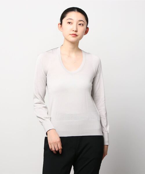 ESTNATION - 【新品】エストネーション 半袖コットンニット(サイズ38・グレー) The Essential Item.｜ESTNATION ONLINE STORE