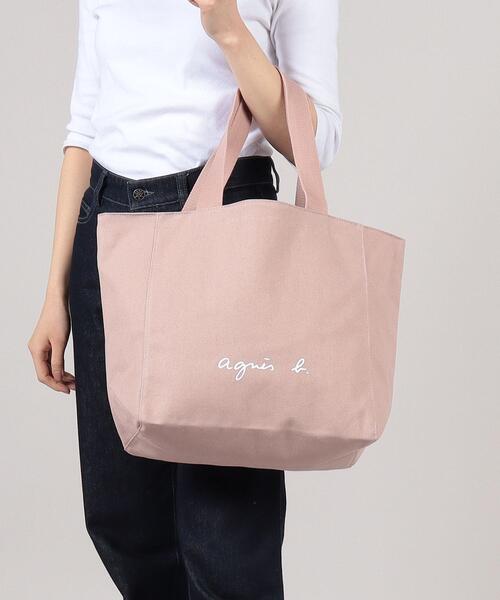 agnes b.（アニエスベー）の「WEB限定 ロゴトートバック GO03-01（トートバッグ・レディース・ピンク・FREE）」の9枚目の写真