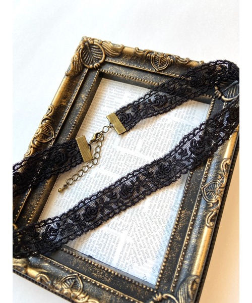 tone（トーン）の「【MUURABBTI】薔薇のレースチョーカー(MA)（チョーカー・レディース・その他/シルバー/ゴールド・FREE）」の3枚目の写真