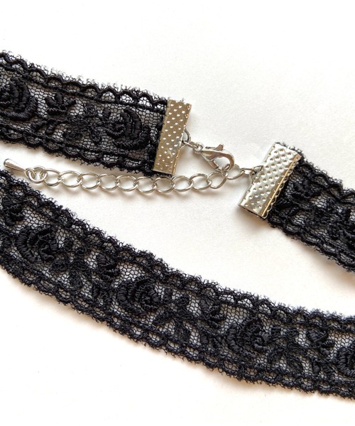 tone（トーン）の「【MUURABBTI】薔薇のレースチョーカー(MA)（チョーカー・レディース・その他/シルバー/ゴールド・FREE）」の7枚目の写真