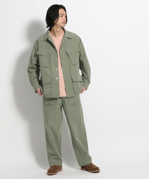 niko and...（ニコアンド）の「[セットアップ対応]リップファティーグブルゾン（ブルゾン・メンズ・オリーブ/ピンク/クリーム・MEDIUM/LARGE）」の6枚目の写真