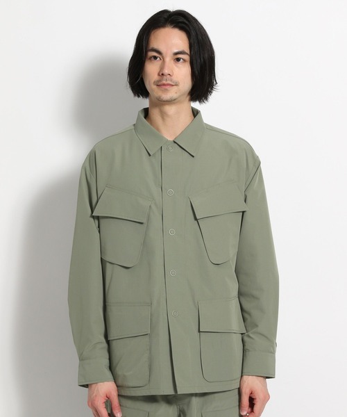 niko and...（ニコアンド）の「[セットアップ対応]リップファティーグブルゾン（ブルゾン・メンズ・オリーブ/ピンク/クリーム・MEDIUM/LARGE）」の10枚目の写真