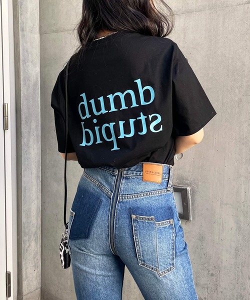 SPIRALGIRL（スパイラルガール）の「バックロゴTシャツ（Tシャツ/カットソー・レディース・グリーン/オフホワイト/ブラック・FREE）」の2枚目の写真