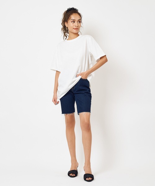 SPIRALGIRL（スパイラルガール）の「バックロゴTシャツ（Tシャツ/カットソー・レディース・グリーン/オフホワイト/ブラック・FREE）」の12枚目の写真