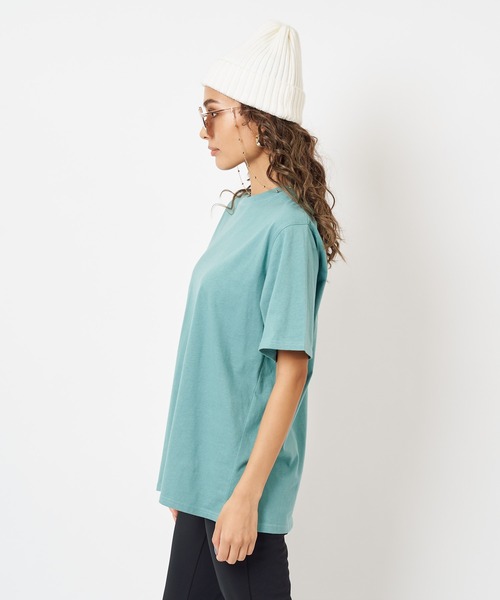 SPIRALGIRL（スパイラルガール）の「バックロゴTシャツ（Tシャツ/カットソー・レディース・グリーン/オフホワイト/ブラック・FREE）」の4枚目の写真