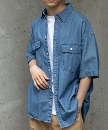 WEGO | WEGO/デニムBIG半袖シャツ(シャツ/ブラウス)