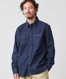 L.L.Bean | ビーンフレックス・デニム・シャツ、トラディショナル・フィット （ゆったりフィット）長袖 米国フィット・レギュラー(シャツ/ブラウス)