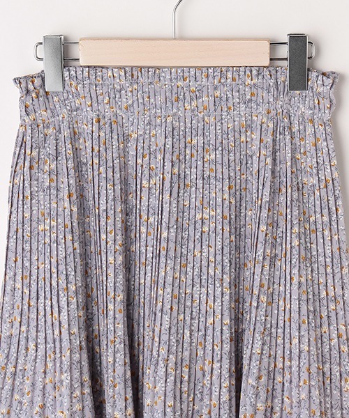 LOVETOXIC（ラブトキシック）の「花柄プリーツスカパン（スカート・キッズ・ラベンダー/オフホワイト・M/S/L/SS）」の5枚目の写真