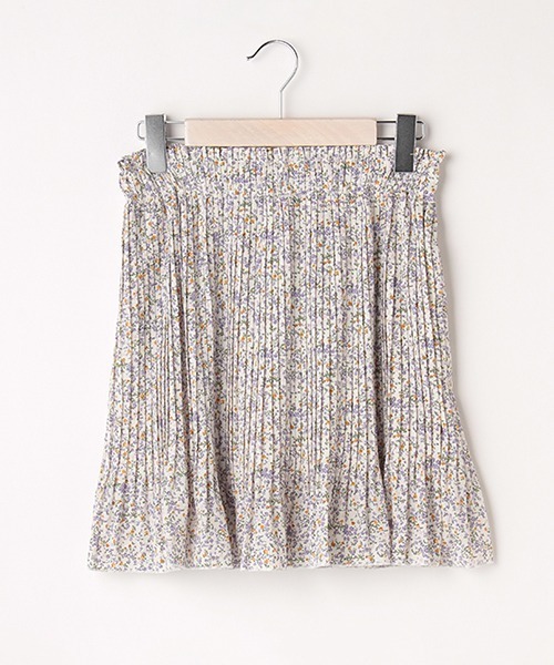 LOVETOXIC（ラブトキシック）の「花柄プリーツスカパン（スカート・キッズ・ラベンダー/オフホワイト・M/S/L/SS）」の11枚目の写真