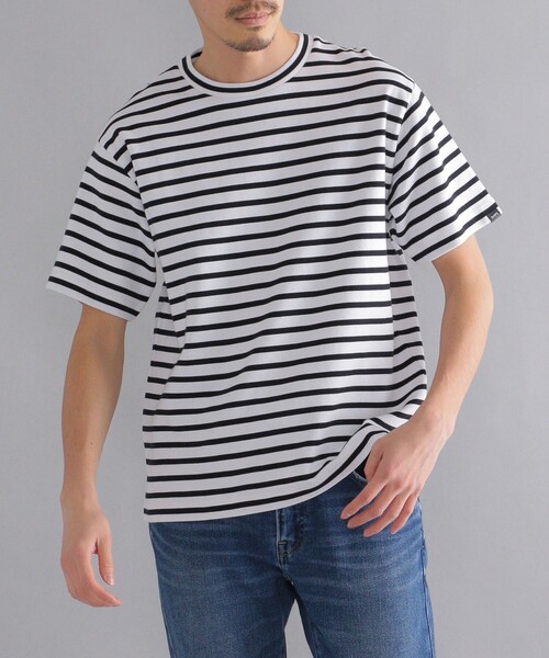 SHIPS(シップス)の「SHIPS: ミラノリブ クルーネック プルオーバー Tシャツ 22SS(Tシャツ/カットソー・メンズ・ホワイト/ライトグレー/ブラック/ホワイト系その他/ダークブルー/オフホワイト/グリーン/ライトブルー/ピンク/ワイン/ライトホワイト・SMALL/MEDIUM/LARGE/X-LARGE)」の5枚目の写真