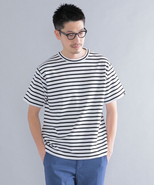 SHIPS(シップス)の「SHIPS: ミラノリブ クルーネック プルオーバー Tシャツ 22SS(Tシャツ/カットソー・メンズ・ホワイト/ライトグレー/ブラック/ホワイト系その他/ダークブルー/オフホワイト/グリーン/ライトブルー/ピンク/ワイン/ライトホワイト・SMALL/MEDIUM/LARGE/X-LARGE)」の4枚目の写真