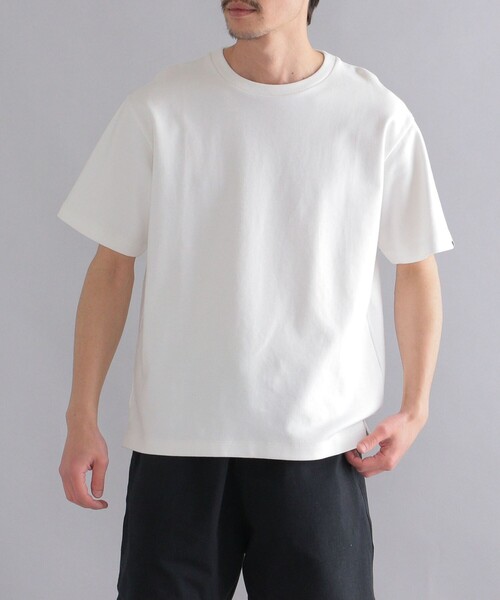 SHIPS(シップス)の「SHIPS: ミラノリブ クルーネック プルオーバー Tシャツ 22SS(Tシャツ/カットソー・メンズ・ホワイト/ライトグレー/ブラック/ホワイト系その他/ダークブルー/オフホワイト/グリーン/ライトブルー/ピンク/ワイン/ライトホワイト・SMALL/MEDIUM/LARGE/X-LARGE)」の17枚目の写真