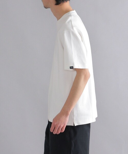 SHIPS(シップス)の「SHIPS: ミラノリブ クルーネック プルオーバー Tシャツ 22SS(Tシャツ/カットソー・メンズ・ホワイト/ライトグレー/ブラック/ホワイト系その他/ダークブルー/オフホワイト/グリーン/ライトブルー/ピンク/ワイン/ライトホワイト・SMALL/MEDIUM/LARGE/X-LARGE)」の19枚目の写真