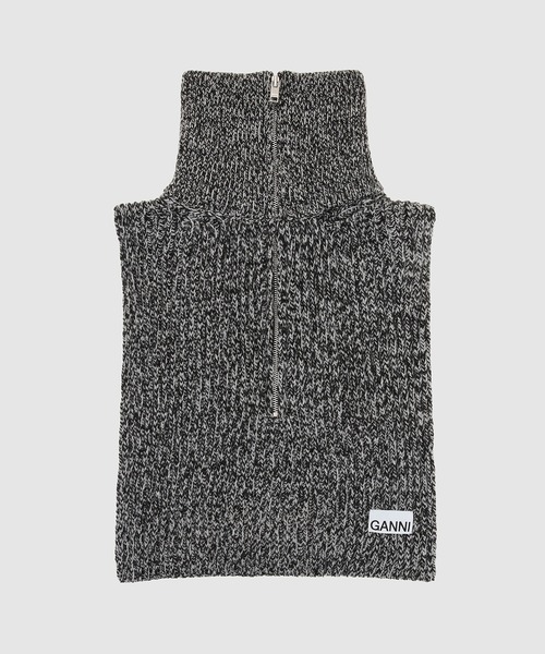 GANNI(ガニー)の「Rib Knit Accessories(ニット/セーター・レディース・ホワイト系その他・ONE SIZE)」の1枚目の写真