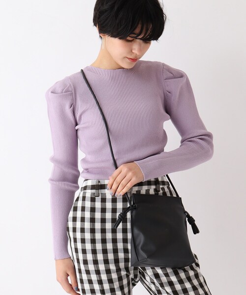 OPAQUE.CLIP（オペークドットクリップ）の「◆ソフトフェイクレザードロストミニショルダー（ショルダーバッグ・レディース・ブラック/ブルー/ボルドー/ライトベージュ/ホワイト系3/ベージュ系その他4/ブラック系1・00）」の3枚目の写真