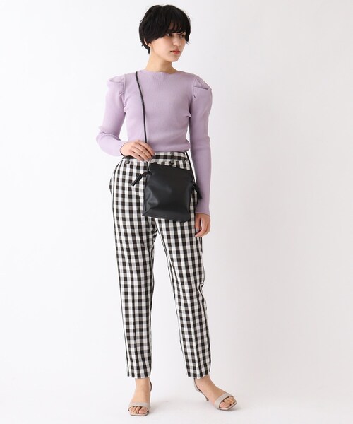 OPAQUE.CLIP（オペークドットクリップ）の「◆ソフトフェイクレザードロストミニショルダー（ショルダーバッグ・レディース・ブラック/ブルー/ボルドー/ライトベージュ/ホワイト系3/ベージュ系その他4/ブラック系1・00）」の8枚目の写真