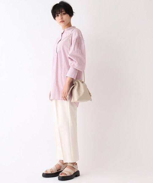 OPAQUE.CLIP（オペークドットクリップ）の「◆ソフトフェイクレザードロストミニショルダー（ショルダーバッグ・レディース・ブラック/ブルー/ボルドー/ライトベージュ/ホワイト系3/ベージュ系その他4/ブラック系1・00）」の9枚目の写真