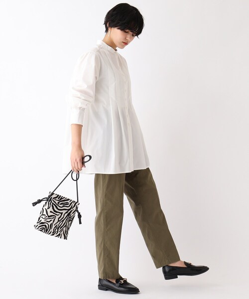 OPAQUE.CLIP（オペークドットクリップ）の「◆ソフトフェイクレザードロストミニショルダー（ショルダーバッグ・レディース・ブラック/ブルー/ボルドー/ライトベージュ/ホワイト系3/ベージュ系その他4/ブラック系1・00）」の12枚目の写真