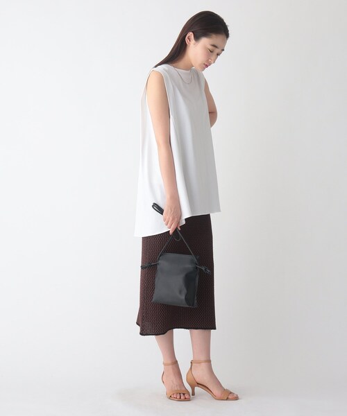 OPAQUE.CLIP（オペークドットクリップ）の「◆ソフトフェイクレザードロストミニショルダー（ショルダーバッグ・レディース・ブラック/ブルー/ボルドー/ライトベージュ/ホワイト系3/ベージュ系その他4/ブラック系1・00）」の13枚目の写真