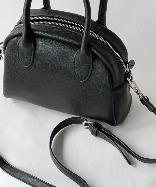 GIMME GIMME（ギミーギミー）の「【GIMME GIMME】2WAY Boston bag gima22s002（ハンドバッグ・レディース・ブラック/ホワイト・FREE）」の15枚目の写真