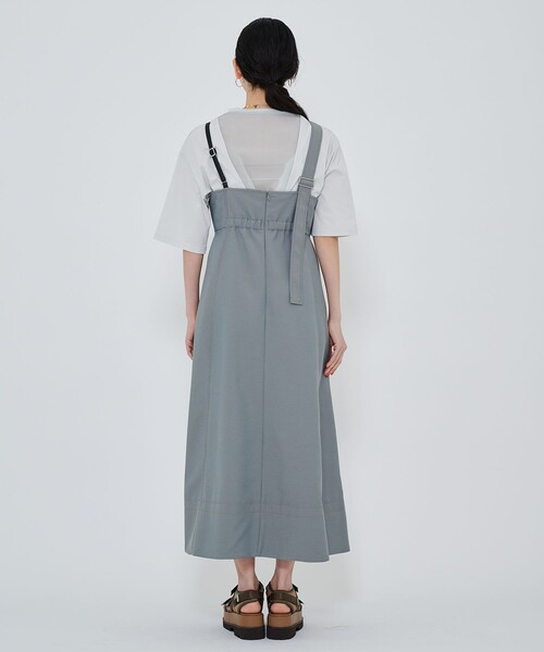 CITY TOKYO（シティトウキョウ）の「カラーステッチキャミワンピ（ワンピース・レディース・ベージュ/グレー・FREE）」の11枚目の写真