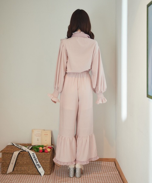 Swankiss（スワンキス）の「HN chiffon frill LP/T（その他パンツ・レディース・ブラック/ホワイト/ピンク・FREE）」の8枚目の写真