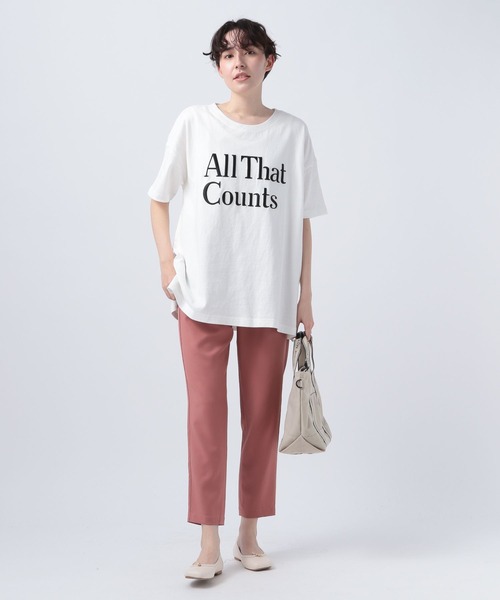BAYFLOW（ベイフロー）の「アソートロゴBIGT（Tシャツ/カットソー・レディース・オフホワイト/ネイビー/ブラック・FREE）」の7枚目の写真