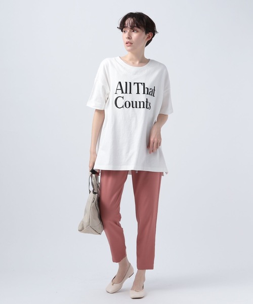BAYFLOW（ベイフロー）の「アソートロゴBIGT（Tシャツ/カットソー・レディース・オフホワイト/ネイビー/ブラック・FREE）」の8枚目の写真