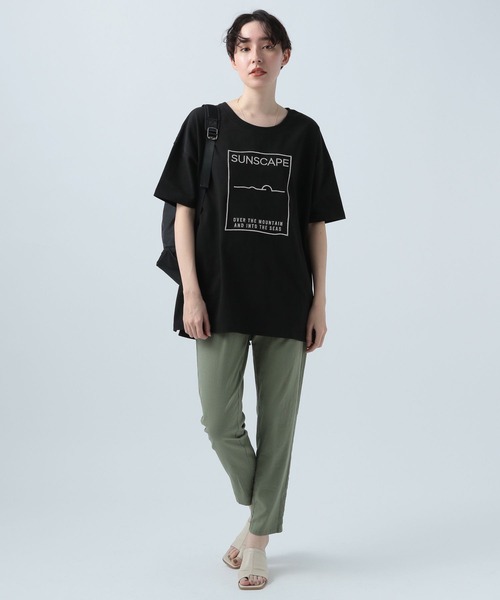 BAYFLOW（ベイフロー）の「アソートロゴBIGT（Tシャツ/カットソー・レディース・オフホワイト/ネイビー/ブラック・FREE）」の10枚目の写真
