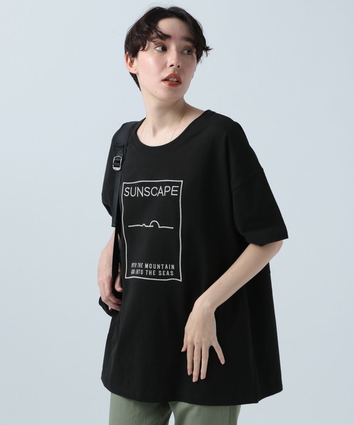 BAYFLOW（ベイフロー）の「アソートロゴBIGT（Tシャツ/カットソー・レディース・オフホワイト/ネイビー/ブラック・FREE）」の11枚目の写真