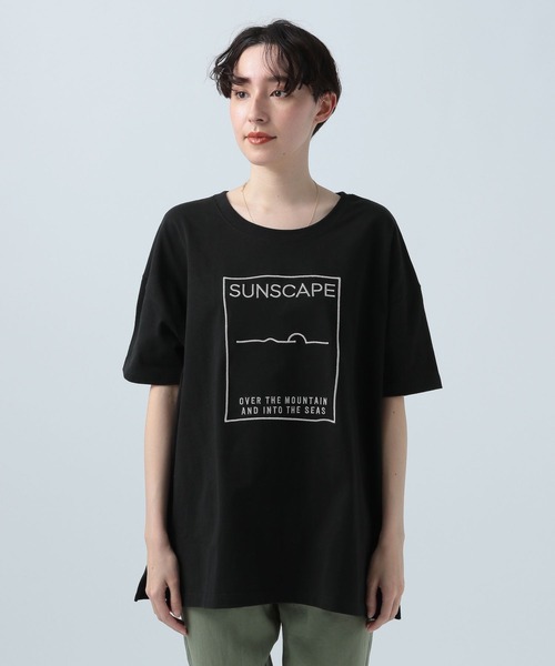 BAYFLOW（ベイフロー）の「アソートロゴBIGT（Tシャツ/カットソー・レディース・オフホワイト/ネイビー/ブラック・FREE）」の14枚目の写真