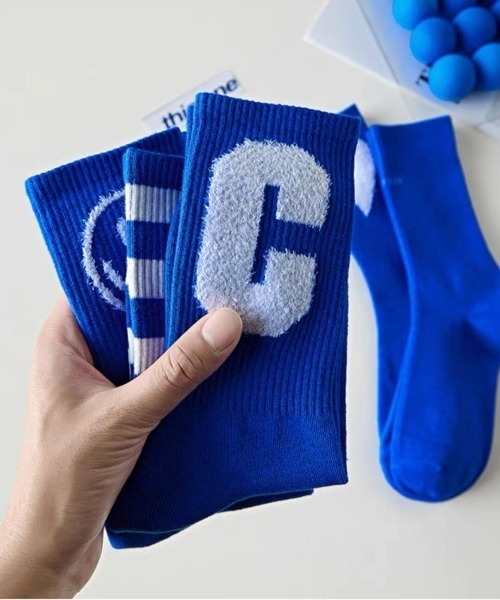 .KOM（ドットコム）の「『.KOM/ドットケーオーエム』デザインプリントブルーソックス【Y】【CN】（ソックス/靴下・メンズ・A/B/C/D/E・FREE）」の11枚目の写真