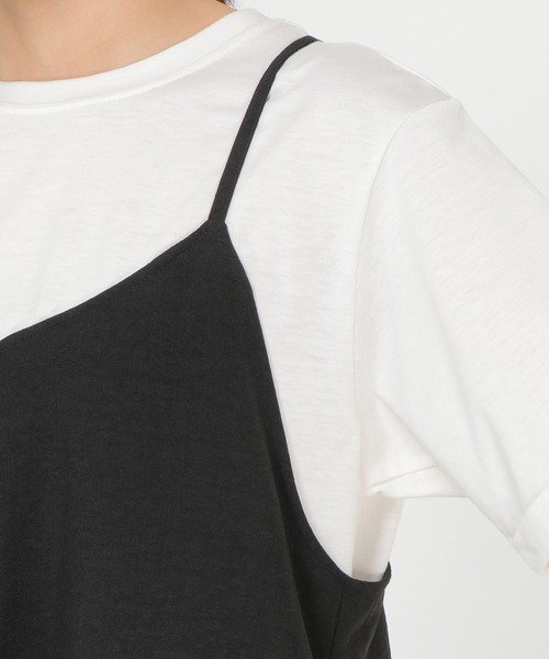 ikka（イッカ）の「【Sサイズ WEB限定】カットブラウスキャミワンピアンサンブル（ワンピース・レディース・ブラック/ベージュ/グリーン・S/M/L）」の15枚目の写真