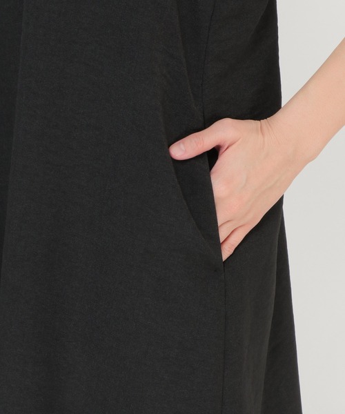 ikka（イッカ）の「【Sサイズ WEB限定】カットブラウスキャミワンピアンサンブル（ワンピース・レディース・ブラック/ベージュ/グリーン・S/M/L）」の18枚目の写真