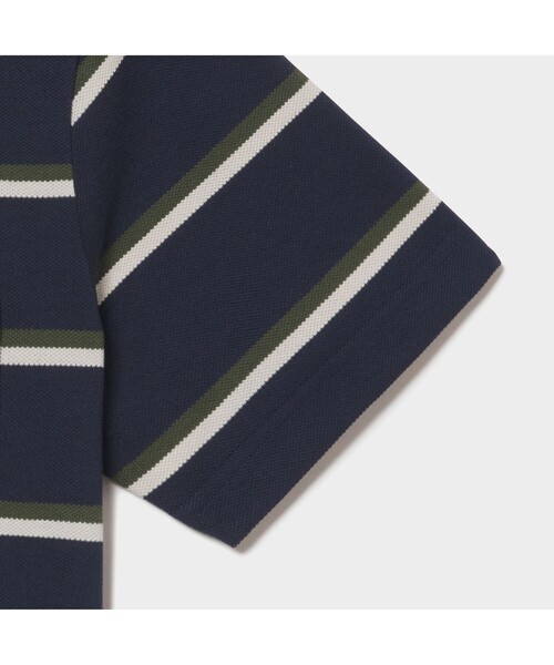AIGLE(エーグル)の「MIJ マルチボーダー ポケット 半袖Tシャツ(Tシャツ/カットソー・メンズ・ホワイト/ライトブルー/ダークネイビー・M/S/L/LL)」の18枚目の写真