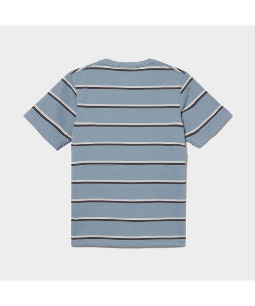 AIGLE(エーグル)の「MIJ マルチボーダー ポケット 半袖Tシャツ(Tシャツ/カットソー・メンズ・ホワイト/ライトブルー/ダークネイビー・M/S/L/LL)」の21枚目の写真