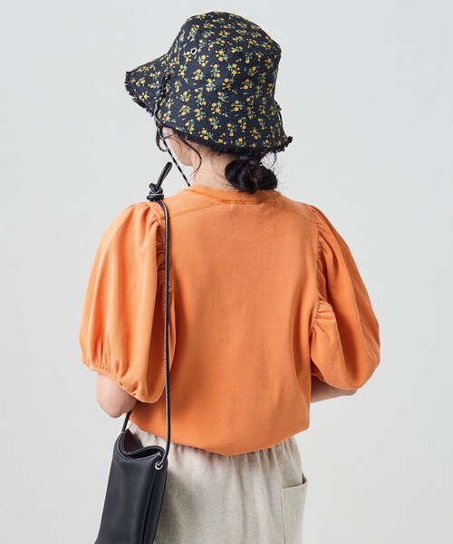 FREAK'S STORE(フリークスストア)の「ピグメントパフスリーブ半袖Tシャツ(Tシャツ/カットソー・レディース・ブラック/ピンク/オレンジ/グリーン・フリ-)」の19枚目の写真