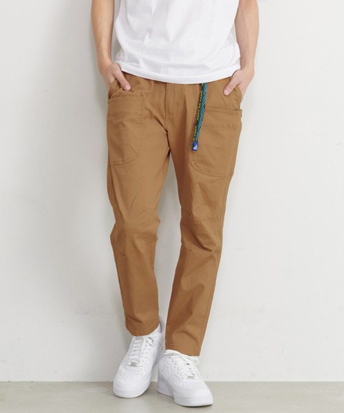 GERRY（ジェリー）の「GERRY/ジェリー ストレッチデニム ストレッチチノ キャンプ テーパード クライミングパンツ/UVカット（デニムパンツ・メンズ・ベージュ/ブラック/ブルー/カーキ/サックスブルー/オフホワイト/ベージュ系その他/ネイビー・M/L/LL）」の4枚目の写真