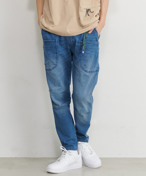 GERRY（ジェリー）の「GERRY/ジェリー ストレッチデニム ストレッチチノ キャンプ テーパード クライミングパンツ/UVカット（デニムパンツ・メンズ・ベージュ/ブラック/ブルー/カーキ/サックスブルー/オフホワイト/ベージュ系その他/ネイビー・M/L/LL）」の7枚目の写真